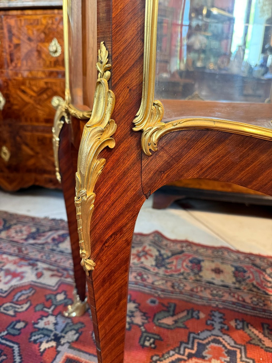 VITRINE LOUIS XV PAUL SORMANI (FRANÇAIS, 1817-1887) -photo-3