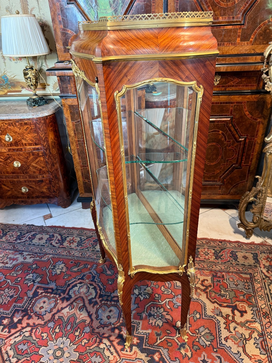 VITRINE LOUIS XV PAUL SORMANI (FRANÇAIS, 1817-1887) -photo-2