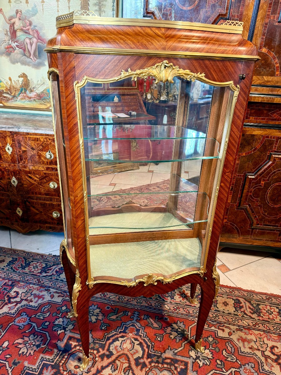 VITRINE LOUIS XV PAUL SORMANI (FRANÇAIS, 1817-1887) 