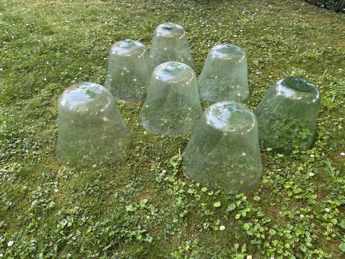 Set Of Seven Garden Or Gardener Bells