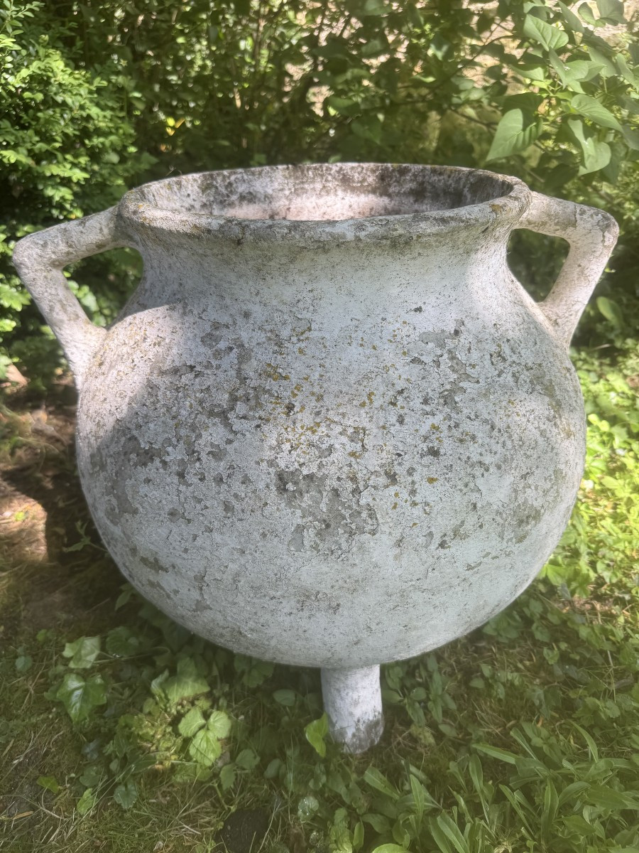 Pair Of Pot-and-pan Jardinieres By Willy Guhl-photo-2