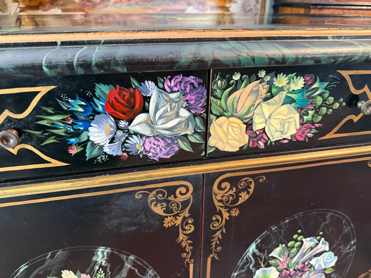 Pair Of Napoleon III-style Sideboards-photo-3