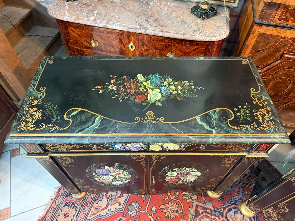 Pair Of Napoleon III-style Sideboards-photo-4