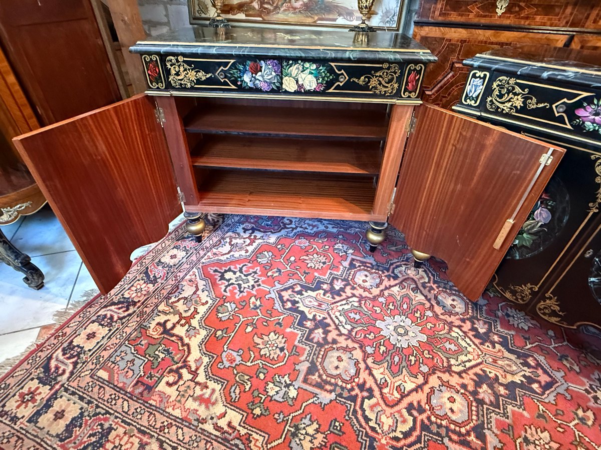 Pair Of Napoleon III-style Sideboards-photo-4