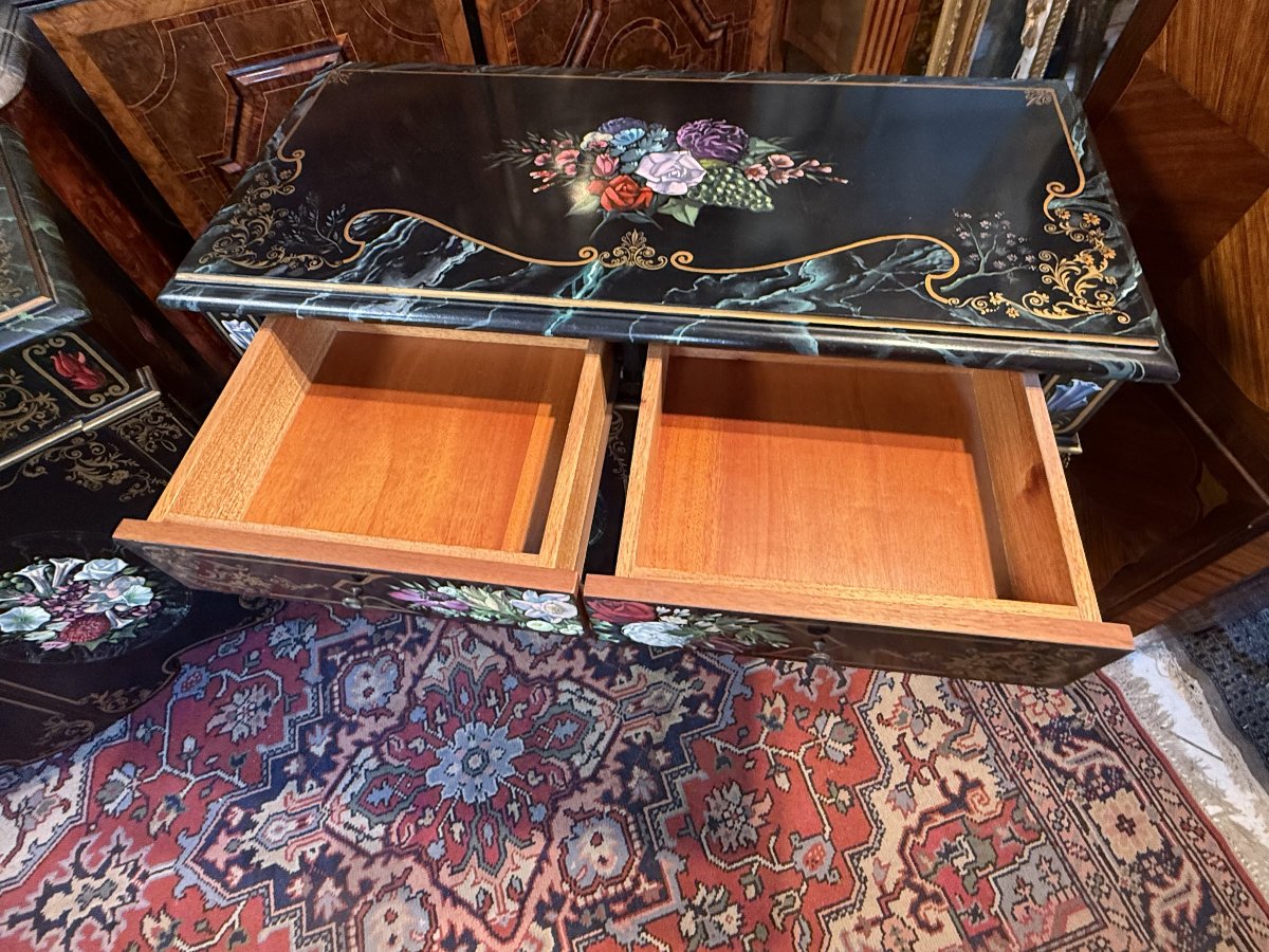 Pair Of Napoleon III-style Sideboards-photo-5