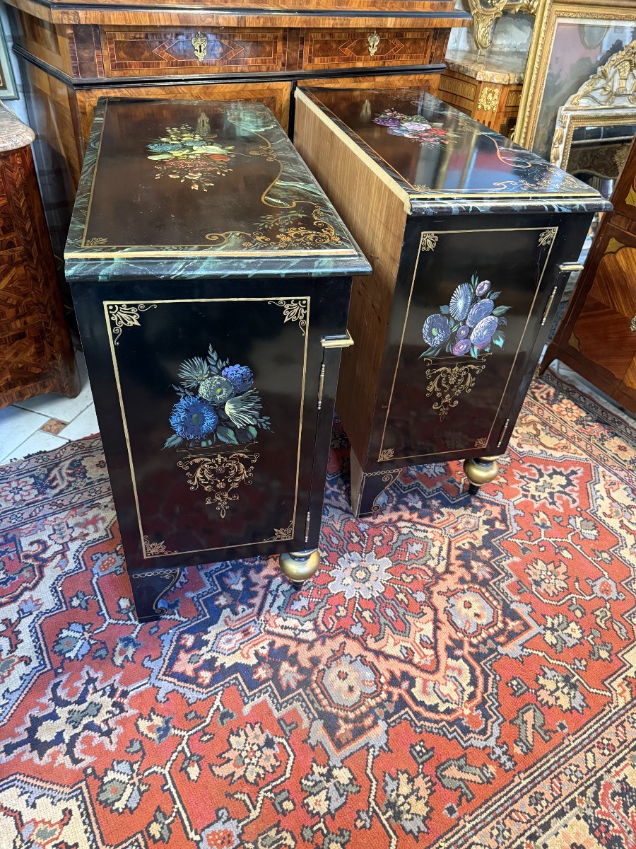 Pair Of Napoleon III-style Sideboards-photo-8