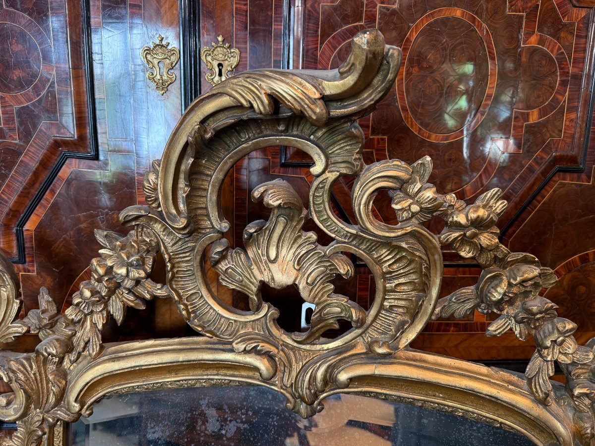 MIROIR DE STYLE LOUIS XV-photo-3
