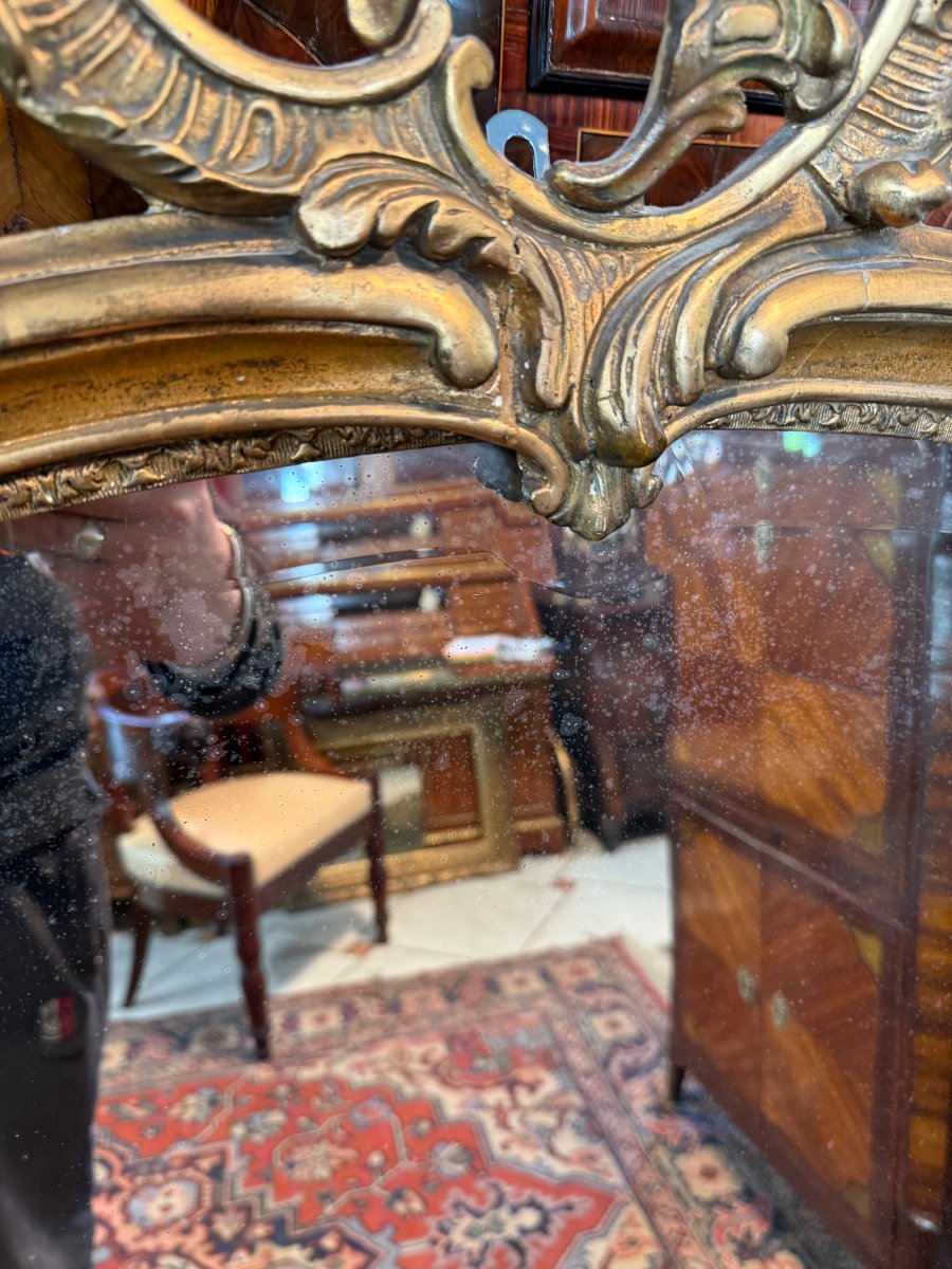 MIROIR DE STYLE LOUIS XV-photo-4