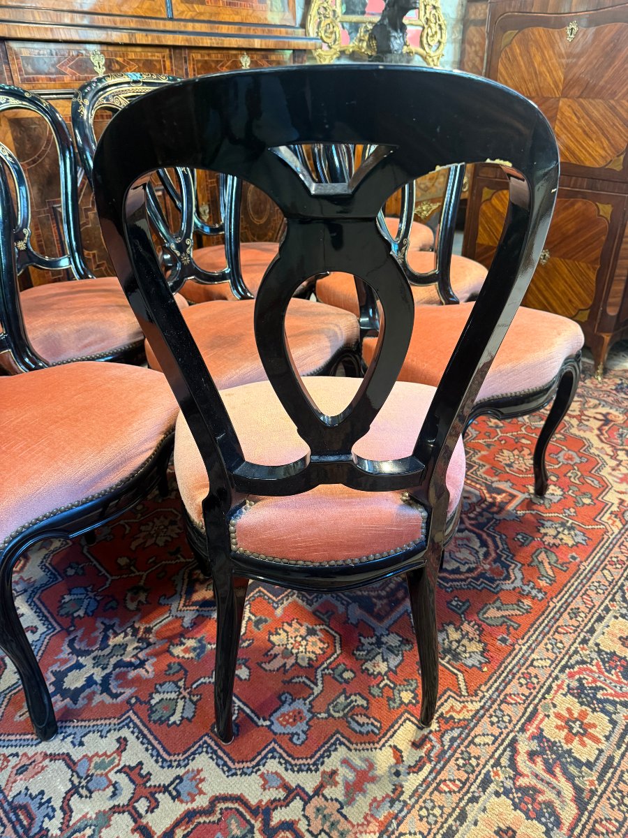 Set Of Eight Napoleon III Chairs-photo-1
