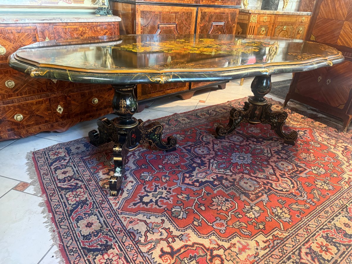 TABLE DE SALLE A MANGER NAPOLEON III-photo-2