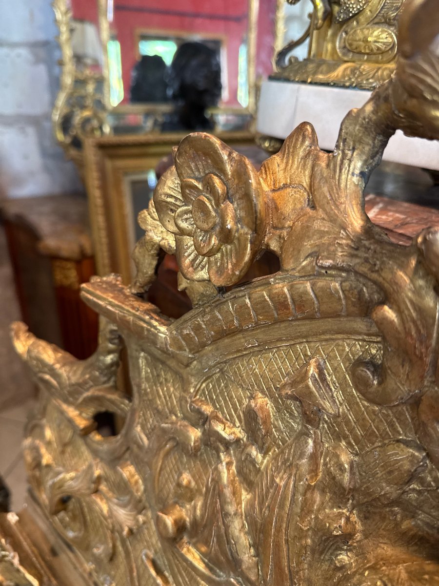 Louis XIV - Regency Period Mirror-photo-1