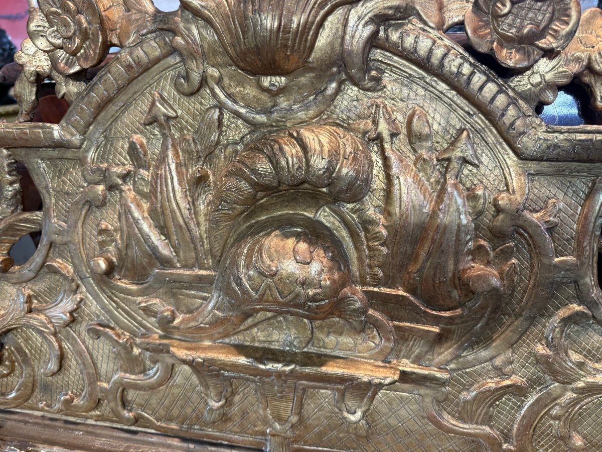 Louis XIV - Regency Period Mirror-photo-2