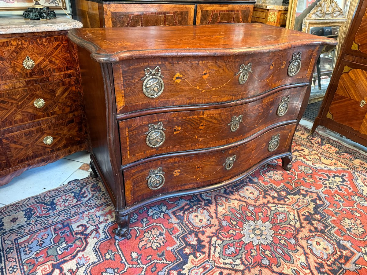Louis XV Dutch Chest Of Drawers - 18th Century-photo-2
