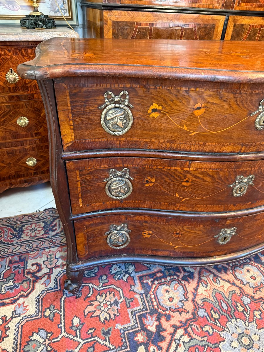 Louis XV Dutch Chest Of Drawers - 18th Century-photo-3