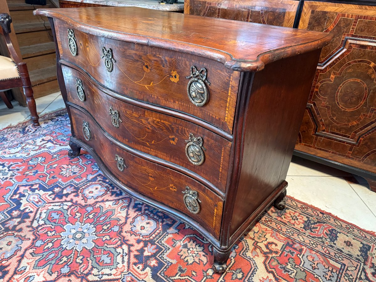 Louis XV Dutch Chest Of Drawers - 18th Century-photo-1