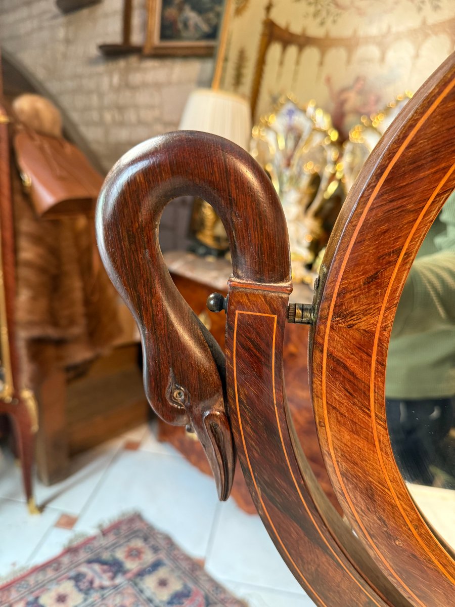 Charles X-era Dressing Table That Opens To Reveal A Writing Desk-photo-2