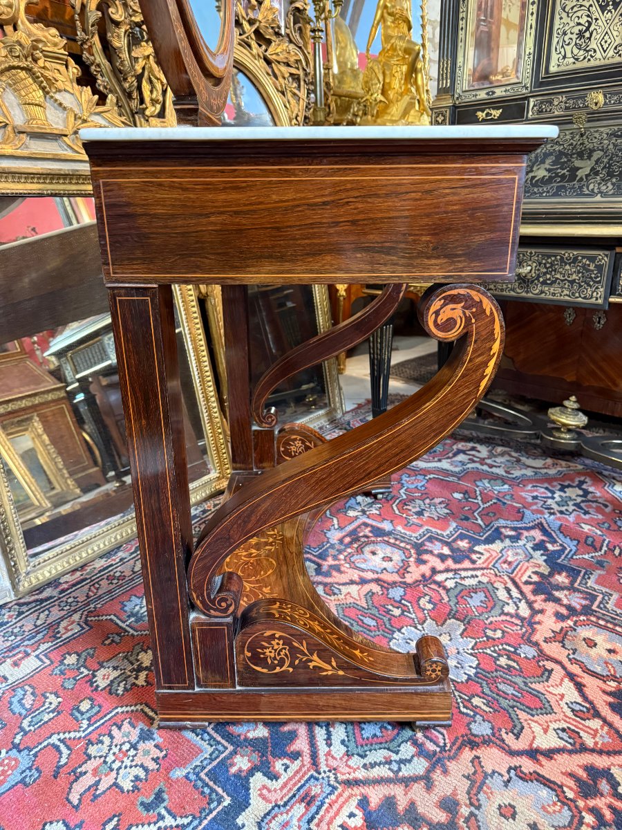 Charles X-era Dressing Table That Opens To Reveal A Writing Desk-photo-3