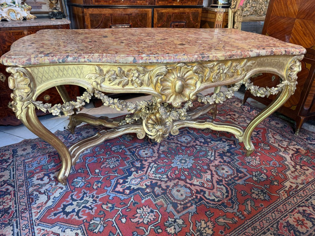 Louis XV-style Center Console