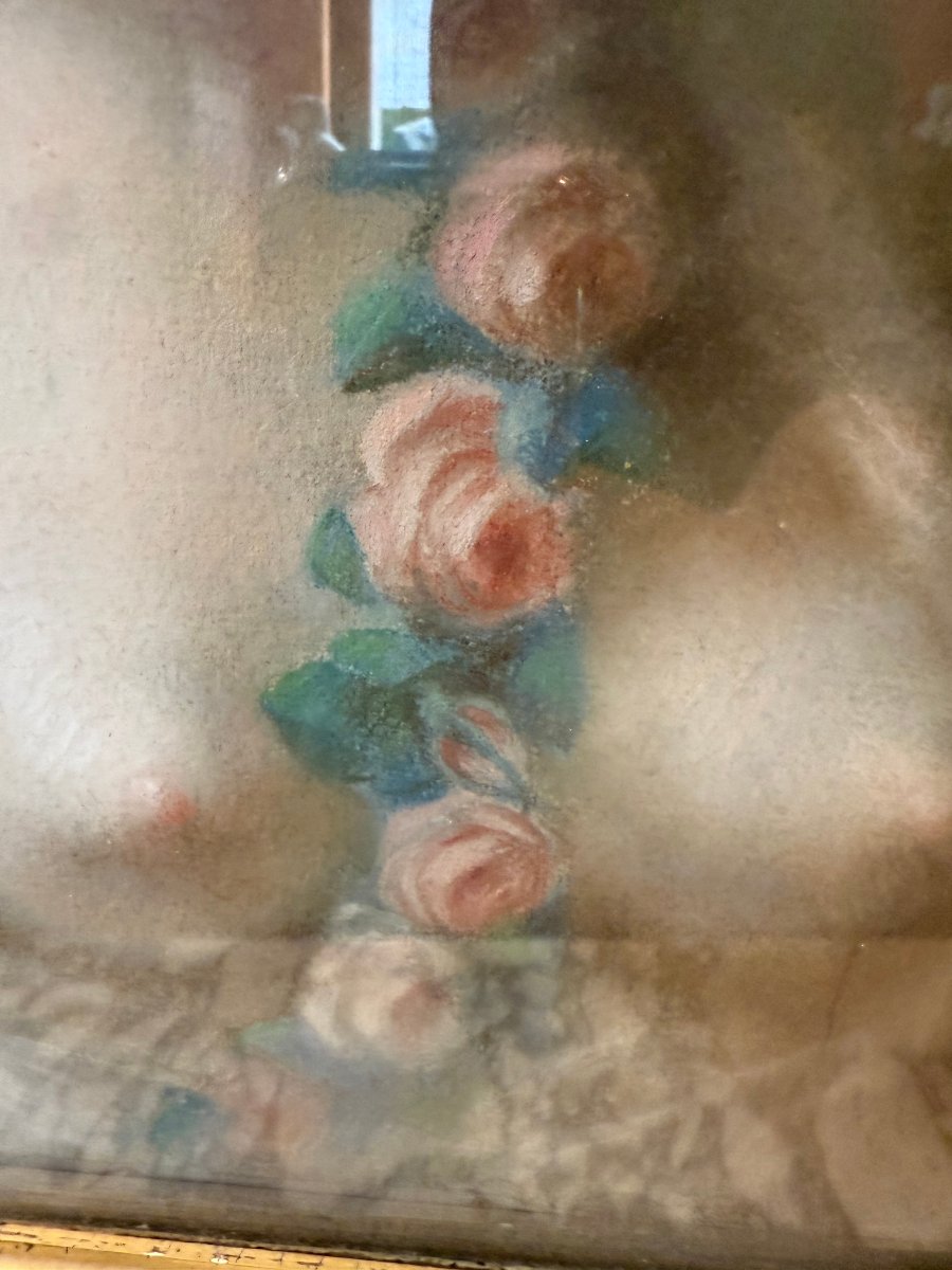 Woman's Portrait In Pastel -photo-4