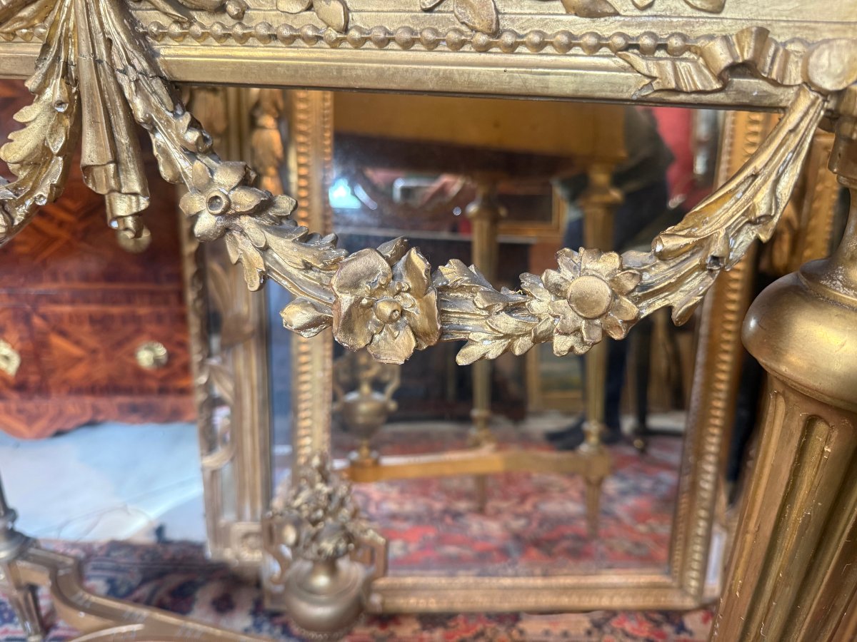 CONSOLE D’APPARAT DE STYLE LOUIS XVI-photo-3