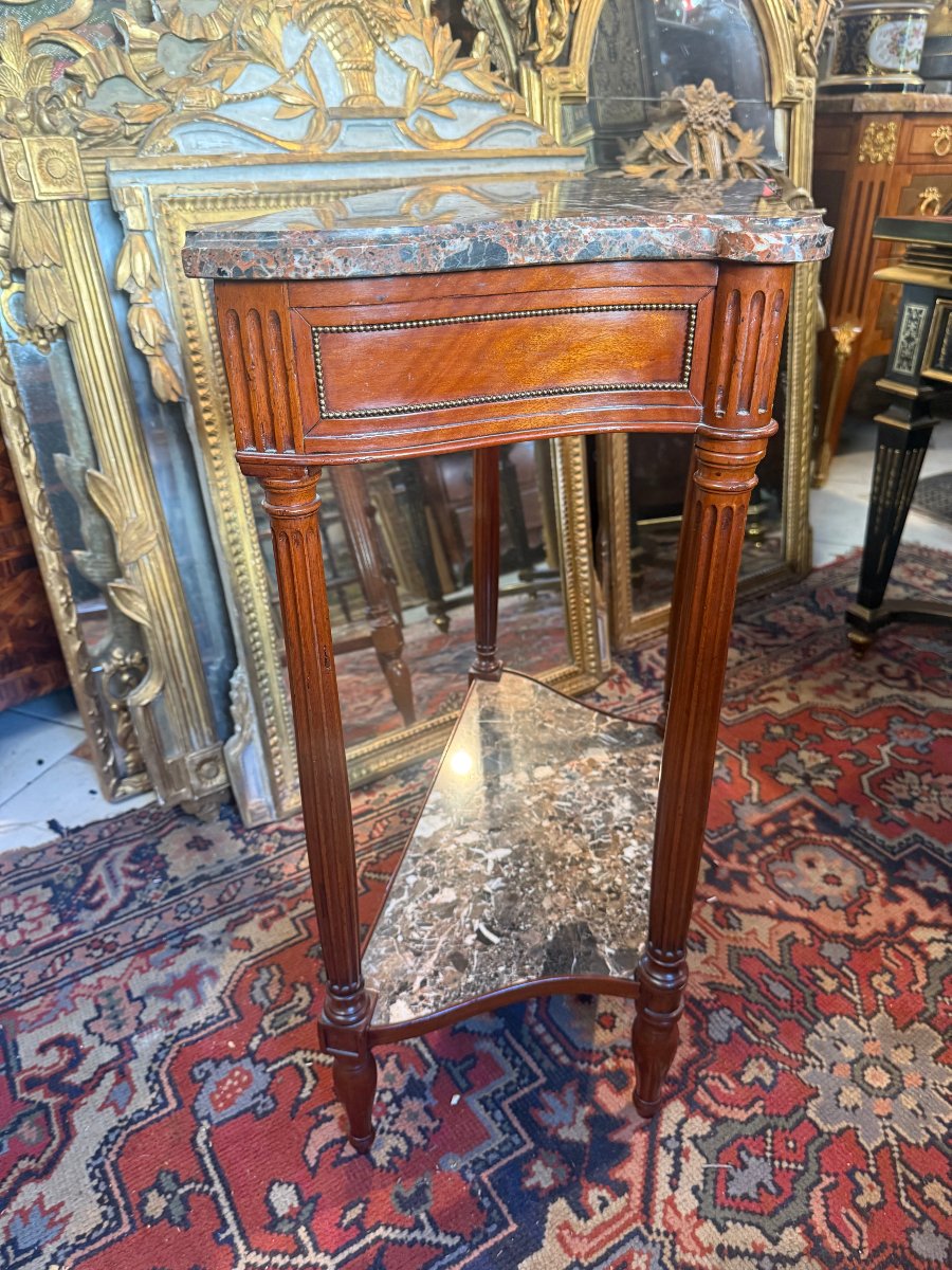 TABLE CONSOLE OU TABLE DESSERTE DE STYLE LOUIS XVI-photo-1