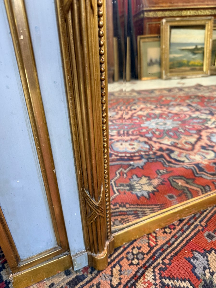 MIROIR – TRUMEAU DE STYLE LOUS XVI-photo-4