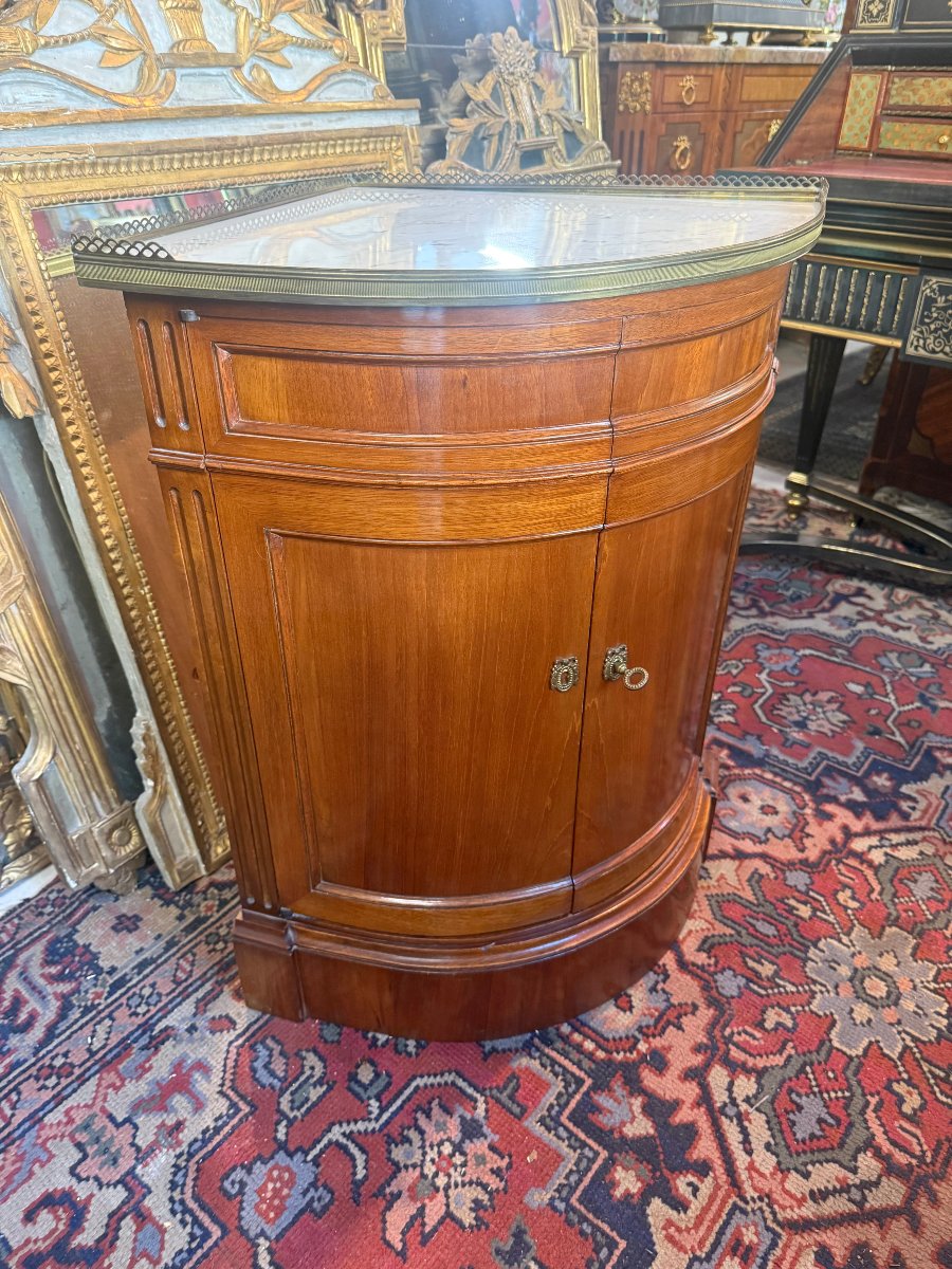 Louis XVI-style Corner Cabinet-photo-3