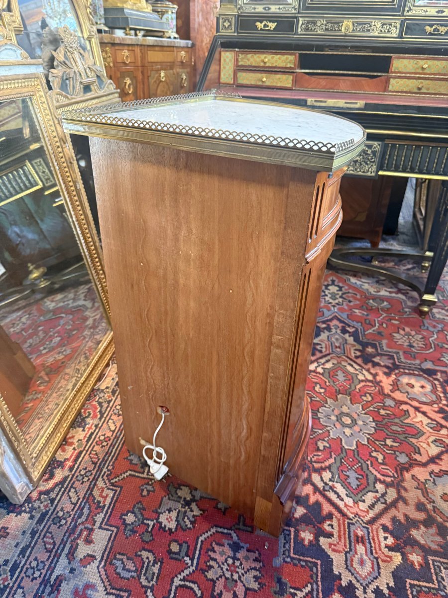 Louis XVI-style Corner Cabinet-photo-2
