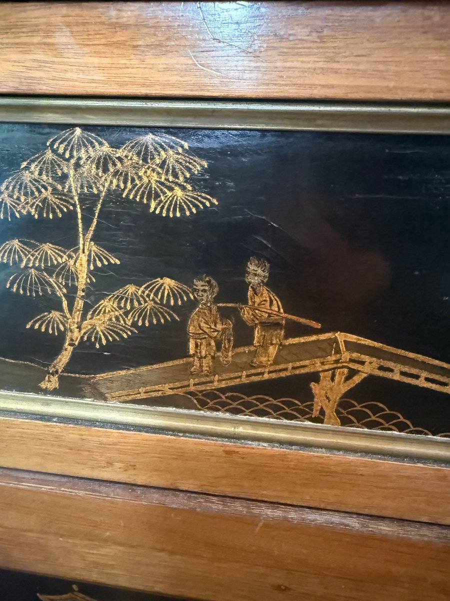 Louis XVI-style Chest Of Drawers Attributed To The Jansen House-photo-3