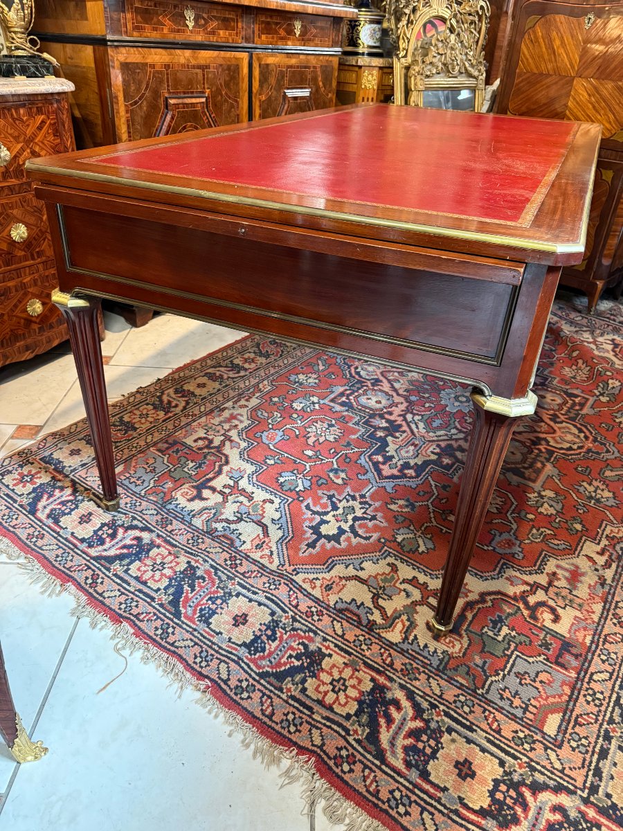Full-sided Flat-top Desk In The Louis XVI Style-photo-2