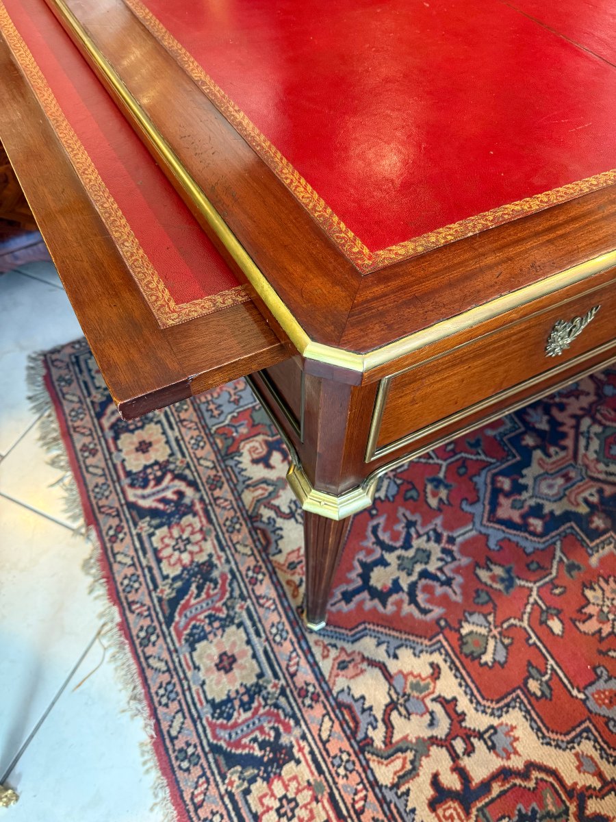 Full-sided Flat-top Desk In The Louis XVI Style-photo-5