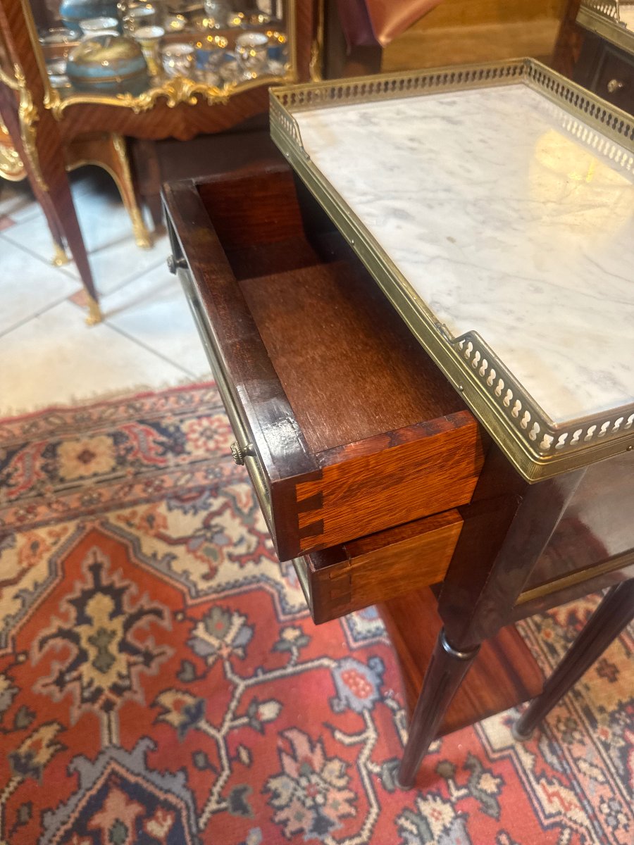 PAIRE DE CHEVETS DE STYLE LOUIS XVI-photo-4
