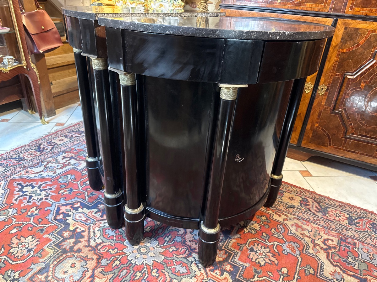 Pair Of Half-sideboards—one From The Empire Period-photo-5