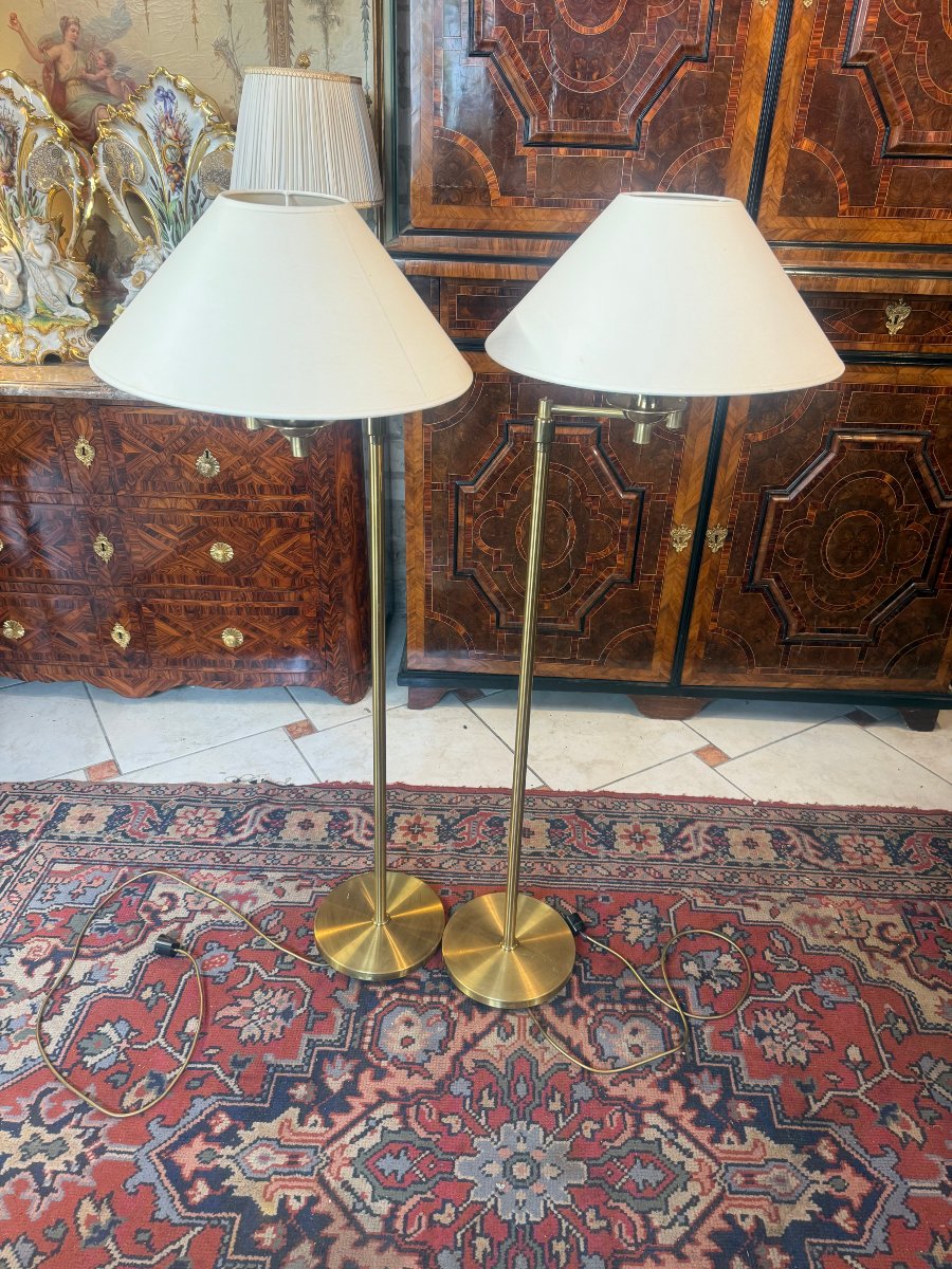 PAIRE DE LISEUSES ATTRIBUÉES À LA MAISON BAGUES-photo-2