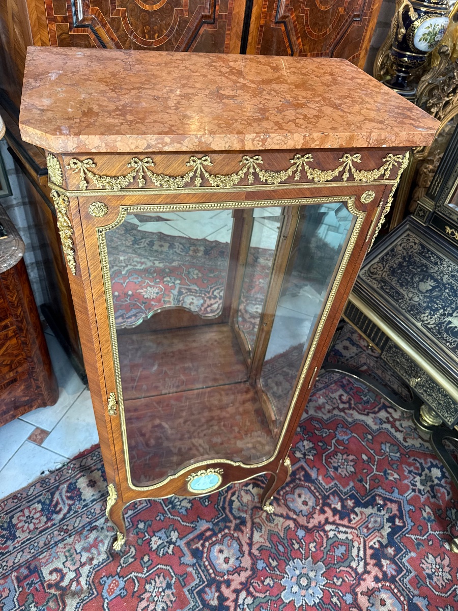 VITRINE DE STYLE LOUIS XVI – NAPOLEON III-photo-6