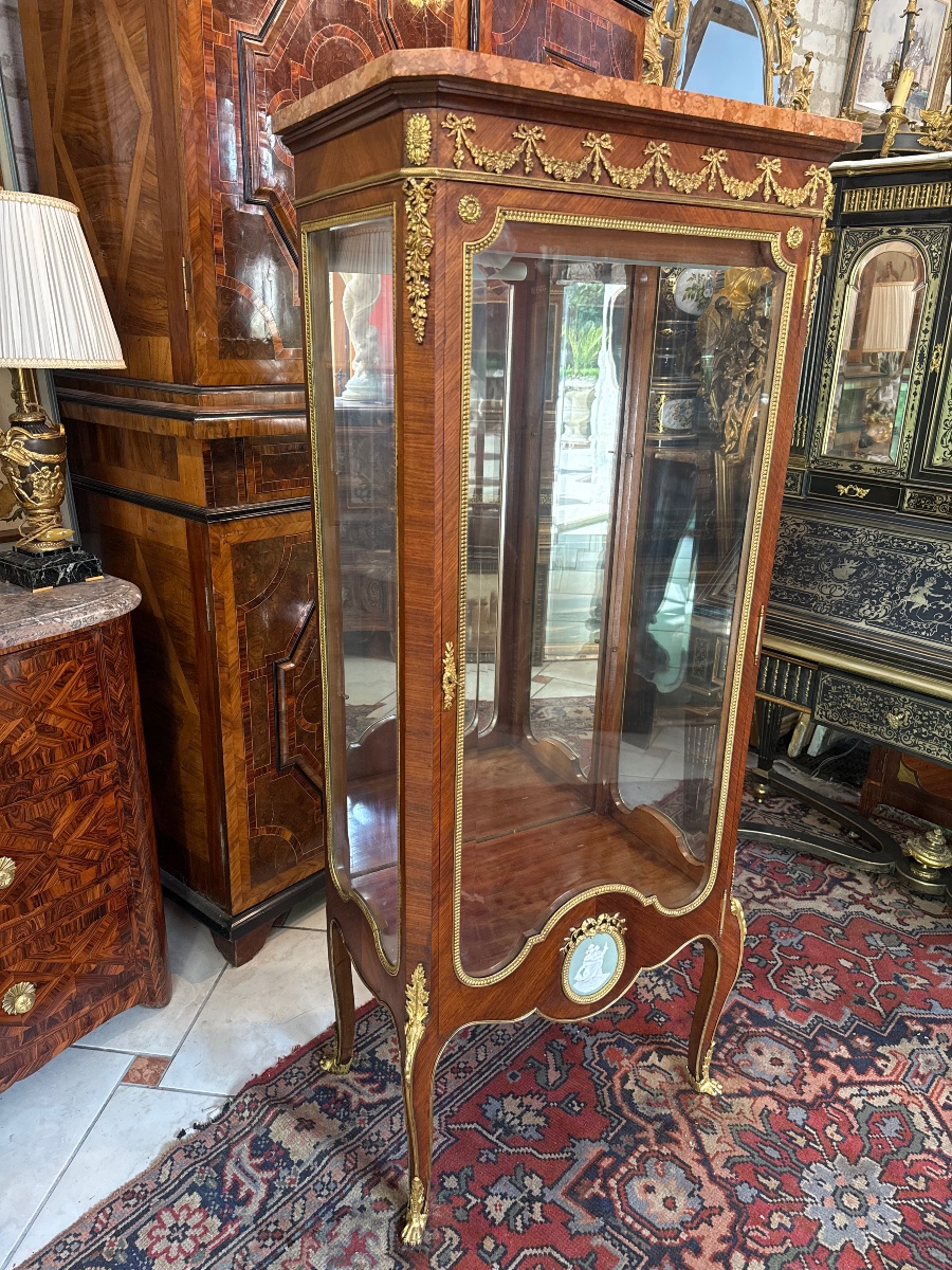 VITRINE DE STYLE LOUIS XVI – NAPOLEON III-photo-7
