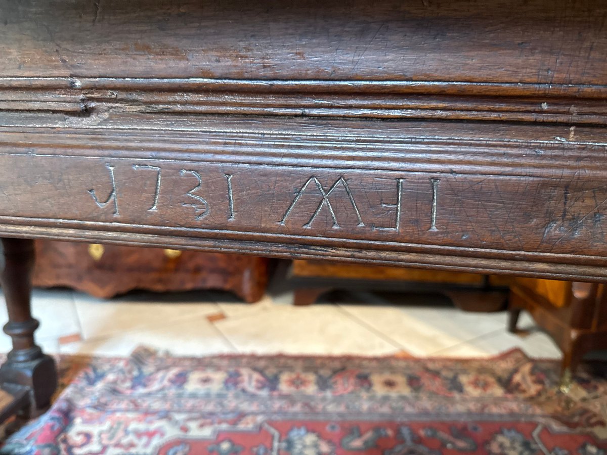 Louis XIII-style Monastery Table - 18th Century-photo-2