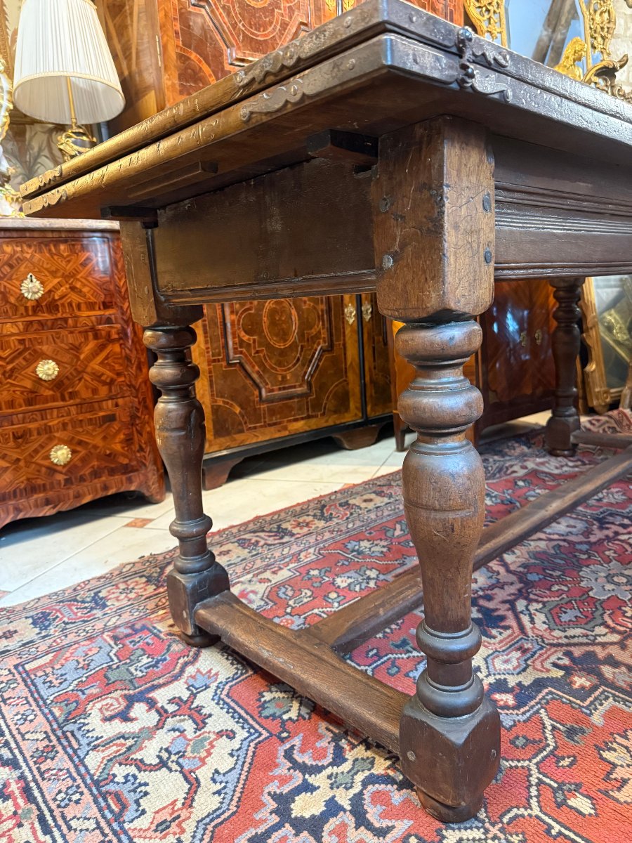 Louis XIII-style Monastery Table - 18th Century-photo-1