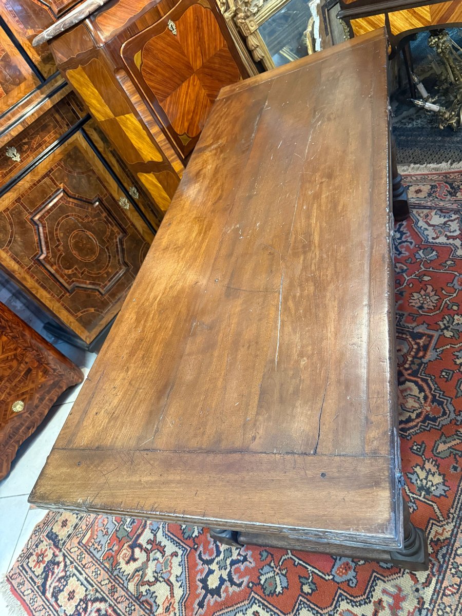 Louis XIII-style Monastery Table - 18th Century-photo-4
