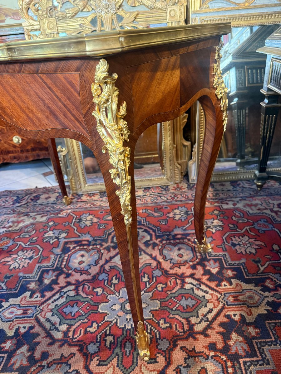 BUREAU PLAT DE STYLE LOUIS XV-photo-4