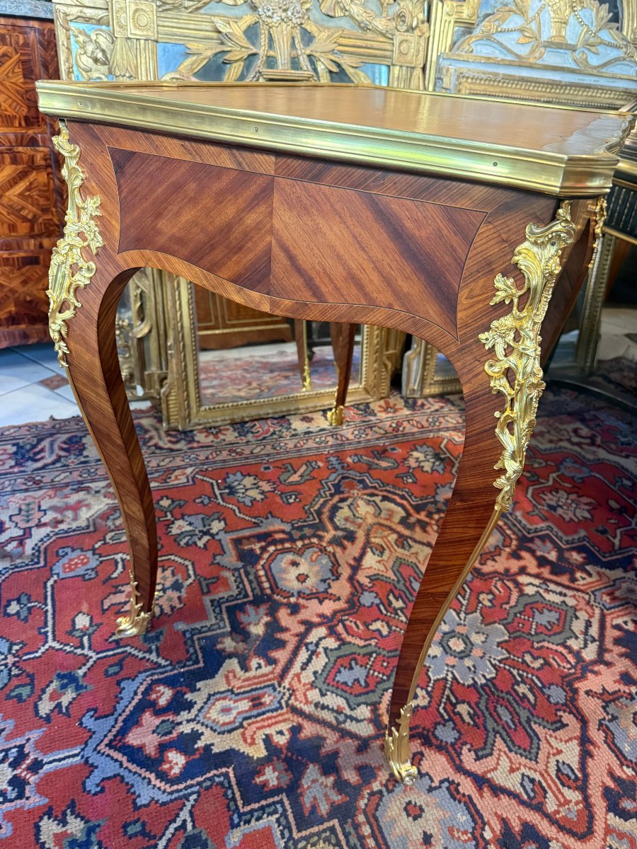 BUREAU PLAT DE STYLE LOUIS XV-photo-1