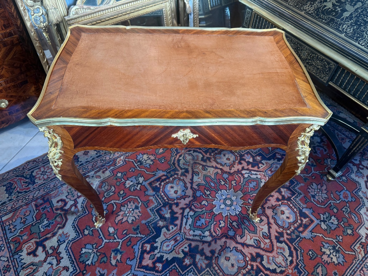 BUREAU PLAT DE STYLE LOUIS XV-photo-7