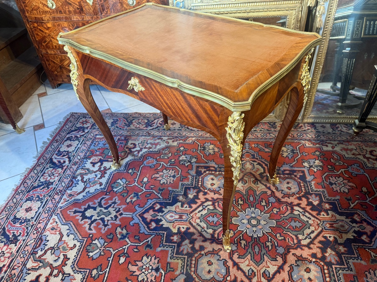 BUREAU PLAT DE STYLE LOUIS XV-photo-8