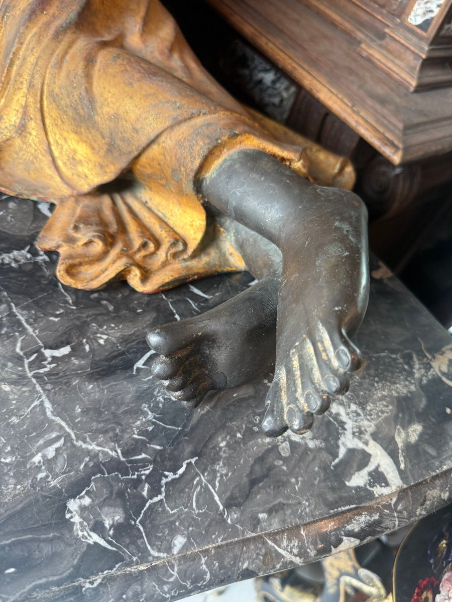 Bronze Reclining Buddha (parinirvana)-photo-2
