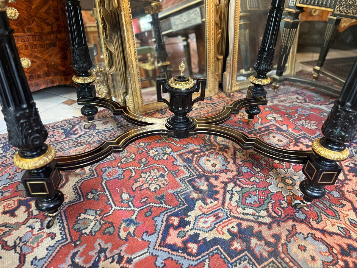 TABLE DE MILIEU OU BUREAU EPOQUE NAPOLEON III-photo-3
