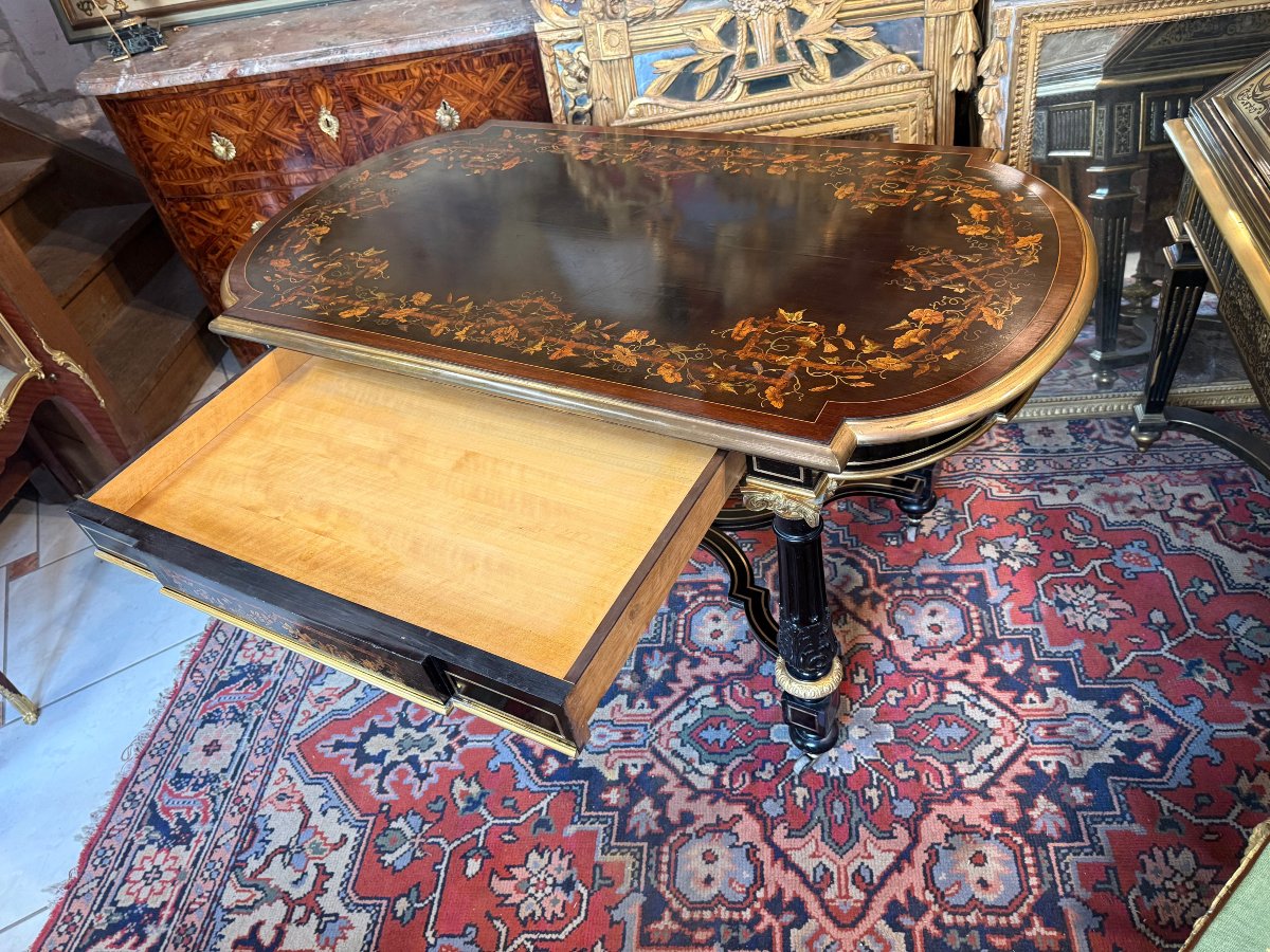 TABLE DE MILIEU OU BUREAU EPOQUE NAPOLEON III-photo-4