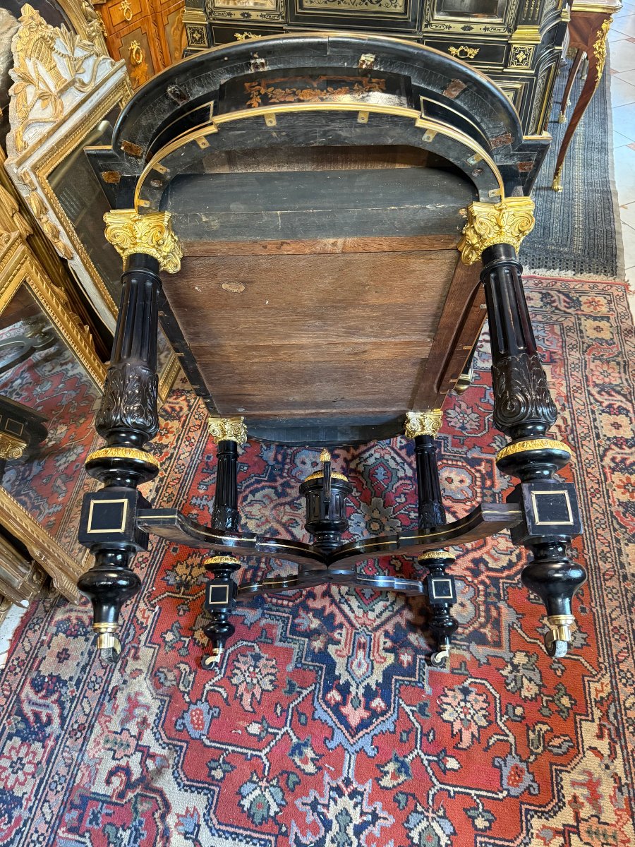 TABLE DE MILIEU OU BUREAU EPOQUE NAPOLEON III-photo-5