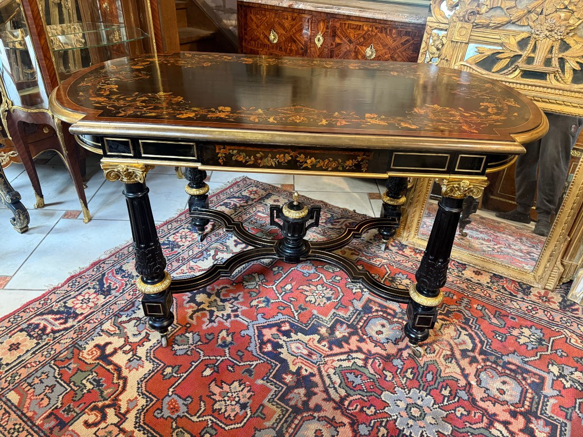 TABLE DE MILIEU OU BUREAU EPOQUE NAPOLEON III
