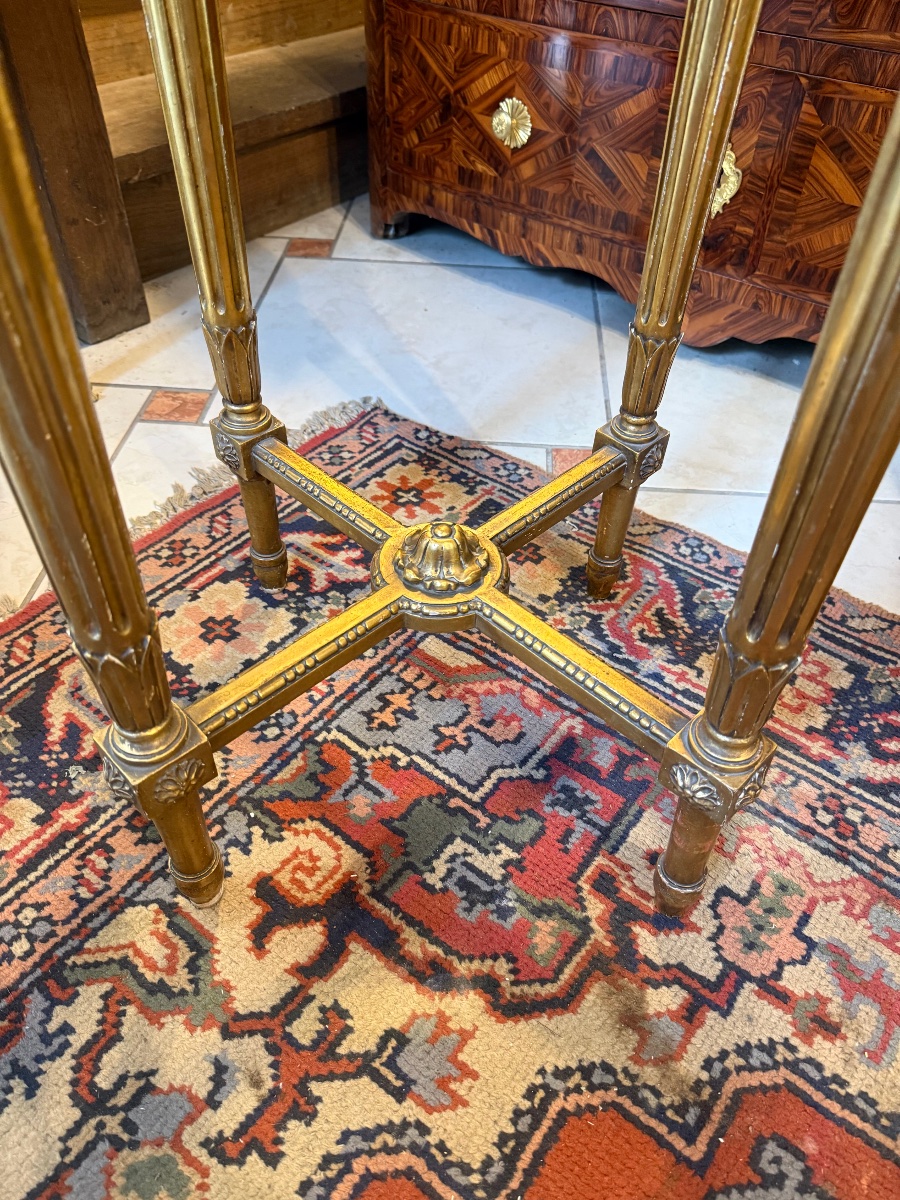GUERIDON DE STYLE LOUIS XVI-photo-4