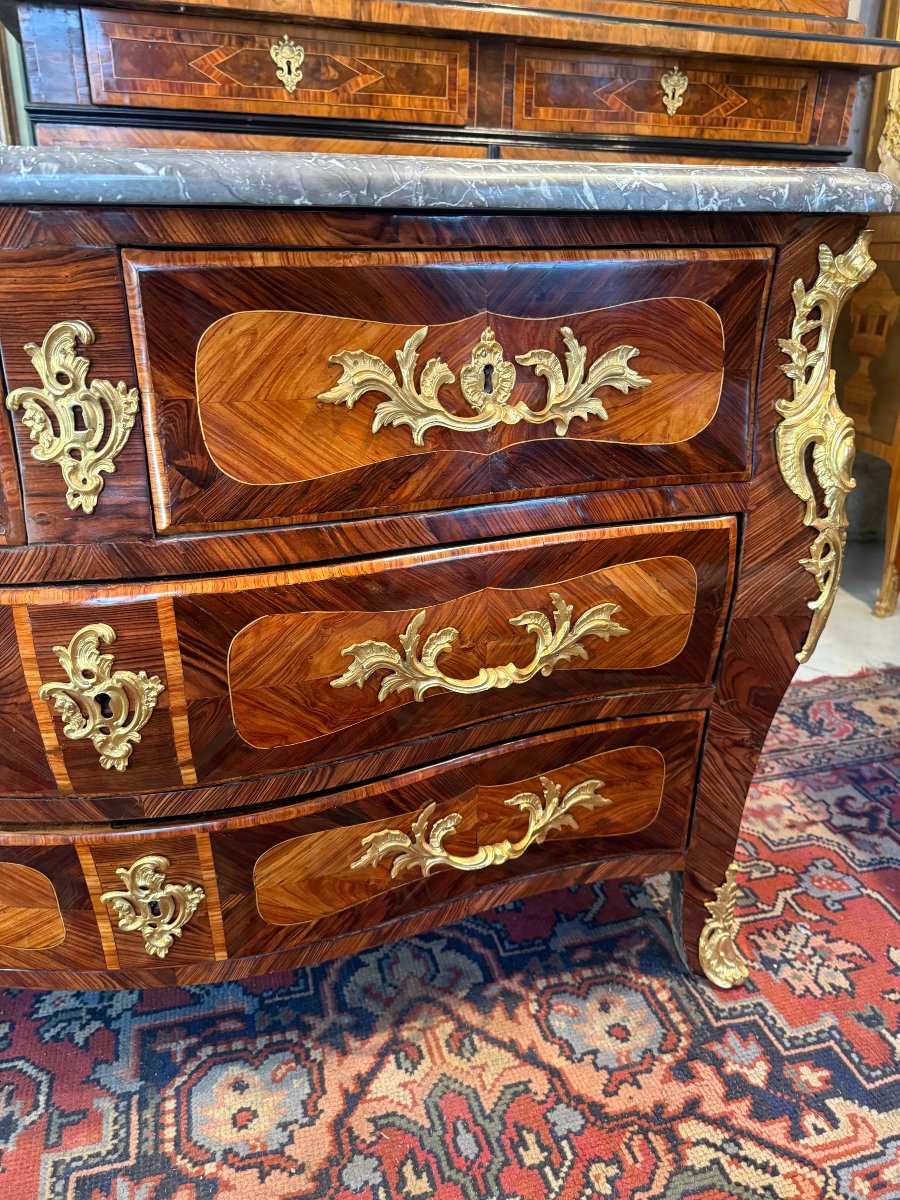 Louis XV-period Chest Of Drawers, Stamped "lefevre"-photo-3